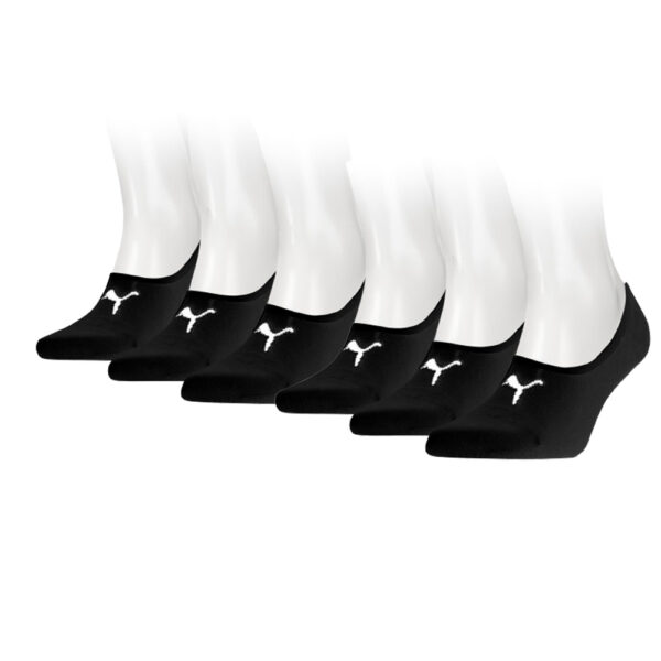 Puma Footies 6-pack Unisex Zwart-39/42