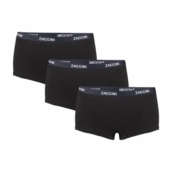 Zaccini Dames Shorts 3-pack Black-XS