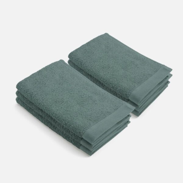 Walra Remade Cotton Gastendoekje 30 x 50 cm 550 gram Donker Groen - 6 stuks