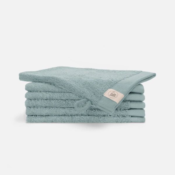 Walra Remade Cotton Washandje 16 x 21 cm 550 gram Jade - 6 stuks