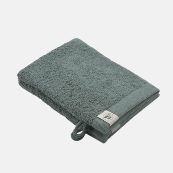 Walra Remade Cotton Washandje 16 x 21 cm 550 gram Donker Groen - 2 stuks