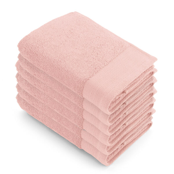 Walra Soft Cotton Handdoek 50x100 cm 550gram Roze - 6 stuks