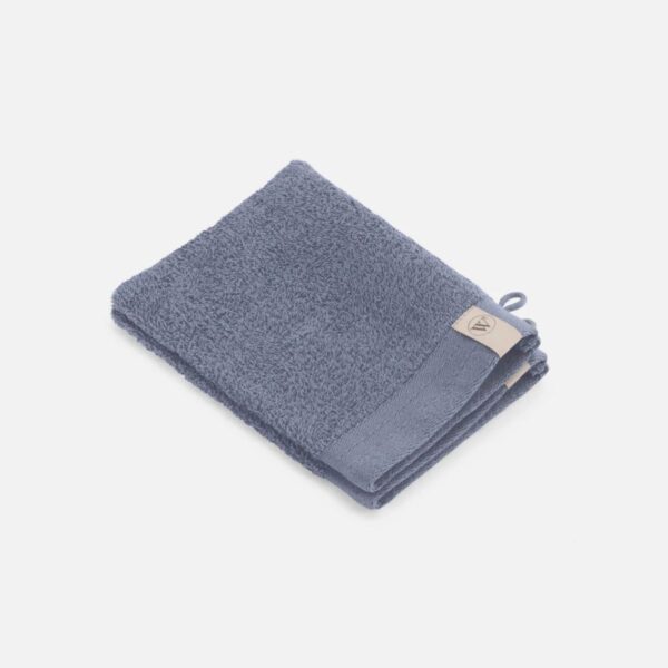 Walra Soft Cotton Washandje 16 x 21 cm 550 gram Indigo - 2 stuks