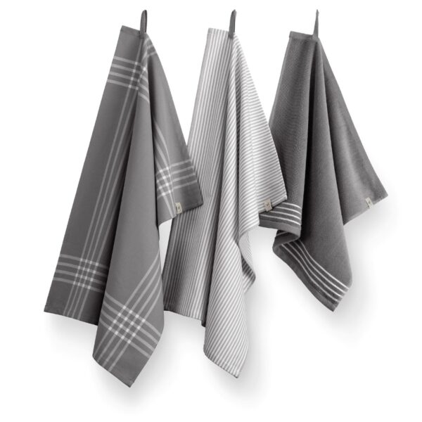 Walra Keuken- en Theedoekenset Superior Antraciet