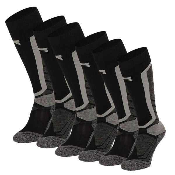 Xtreme Snowboard Sokken 6-pack Multi Black-39/42