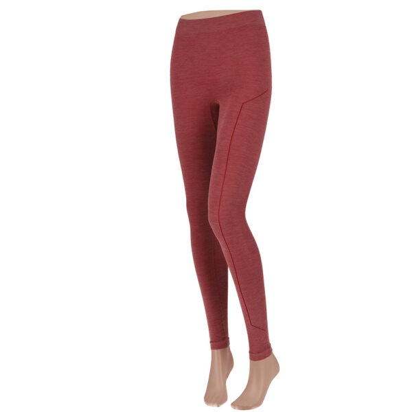 Xtreme Thermolegging Dames Merino Wol Red Melange-L